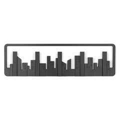 Настенная вешалка Skyline черная