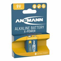 Батарейка X-POWER Крона Е/ANSMANN 9V - 1 шт