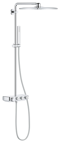 Душевая система с термостатом для настенного монтажа, GROHE Euphoria SmartControl 310 DUO Cube, хром (26508000)