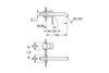 GROHE Essence 29192AL1 Внешняя часть смесителя для раковины скрытого монтажа, на 2 отверстия, M-Size, темный графит матовый
