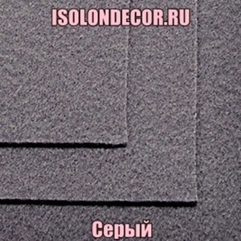Фетр жесткий Серый Толщина 1 мм. Лист 20х30 см.