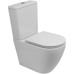 BelBagno Sfera-R BB2141CP-TOR Чаша унитаза безободкового, P-trap, цвет: белый фото