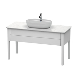 Duravit Luv LU956103636 База напольная, 743x1388x570, 1 выдв.ящик, цвет белый шелковисто-матовый фото