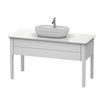 Duravit Luv LU956103636 База напольная, 743x1388x570, 1 выдв.ящик, цвет белый шелковисто-матовый