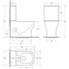 BelBagno Sfera-R BB2141CP-TOR Чаша унитаза безободкового, P-trap, цвет: белый