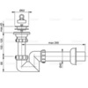 Alcaplast A412-DN40 Сифон для раковины