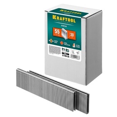 KRAFTOOL скобы тип 55 (90/C), 30 мм, калибр 18GA. 5000 шт (31789-30)