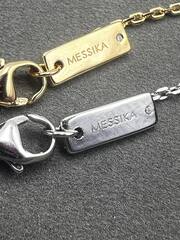 Двойное колье Messika, качество white/rose VGOLD с двигающимися цирконами