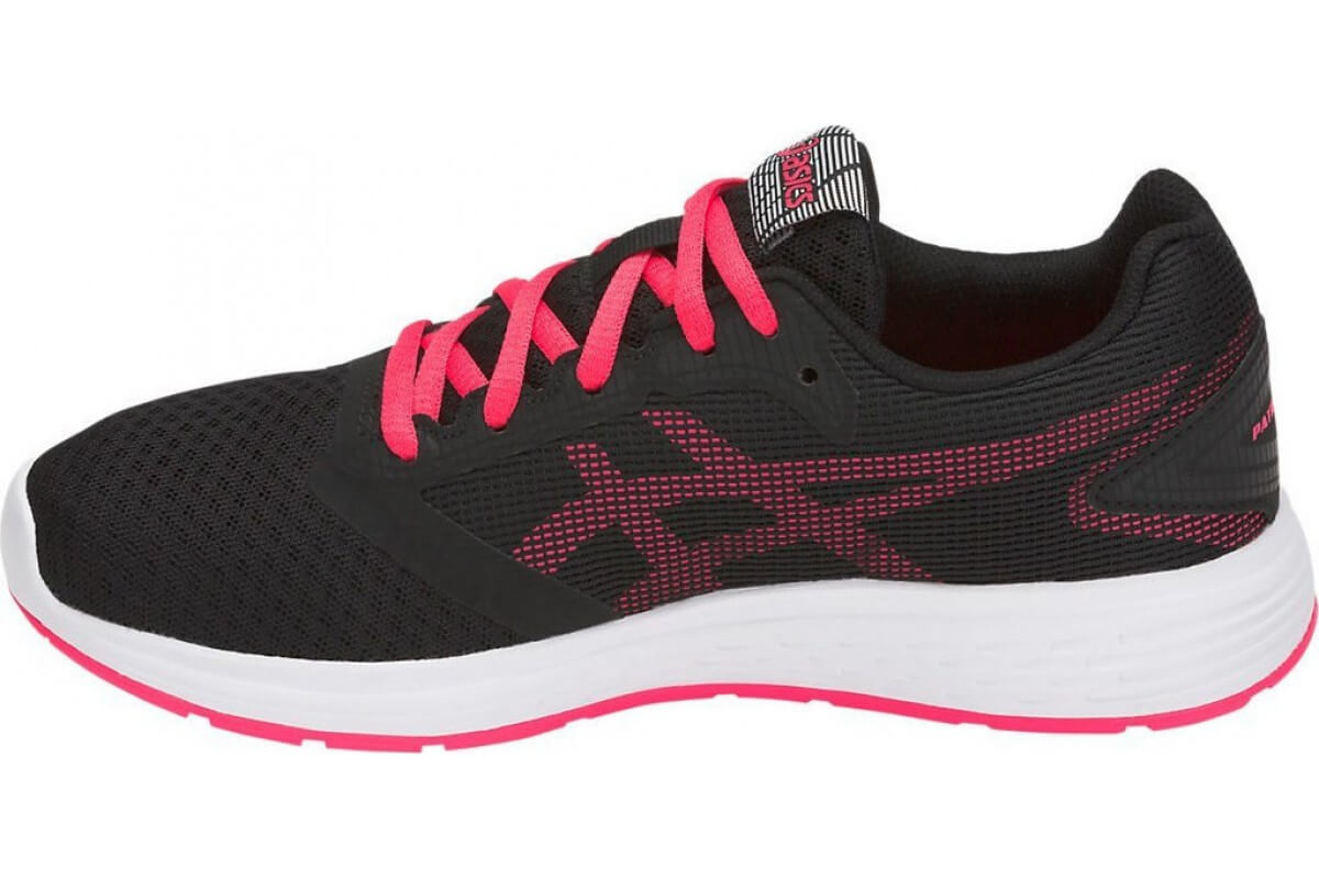 Asics Patriot 10 GS кроссовки для бега детские черные-розовые - 4
