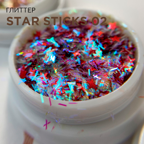 Глиттер STAR STICKS 02