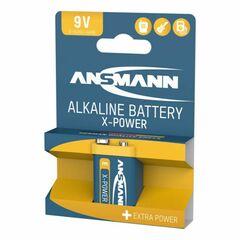 Батарейка X-POWER Крона Е/ANSMANN 9V - 1 шт
