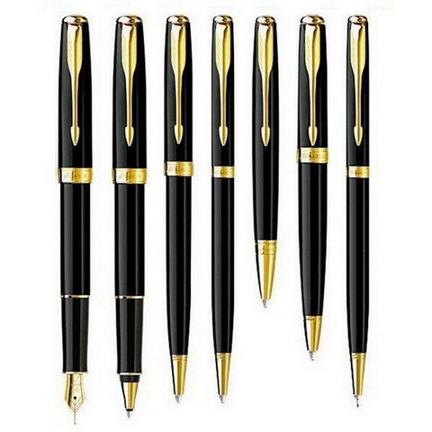 Ручка-роллер Parker Sonnet T530 Essential, Laсquer Black GT (S0808720)