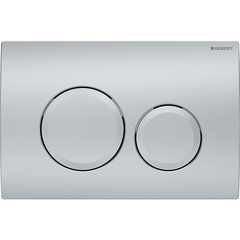 Geberit Delta 115.127.46.1 Смывная клавиша, для двойного смыва, матовый хром фото