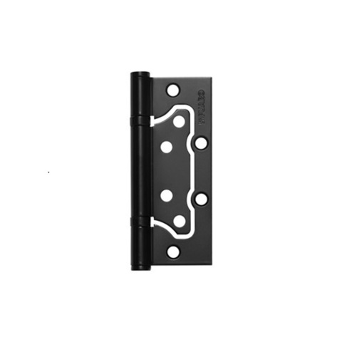 Петля универсальная без врезки FUARO 300-2BB/BL 100x2,5 BL черный /48207/ (1 шт)
