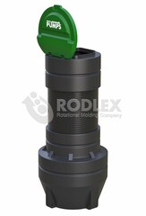 Комплектные КНС RODLEX PUMPS™ с трубной обвязкой из ПЭ DN50
без насосов. Родлекс D=1400, H=4000(1800x1800x4000см;320кг;) - арт.559861