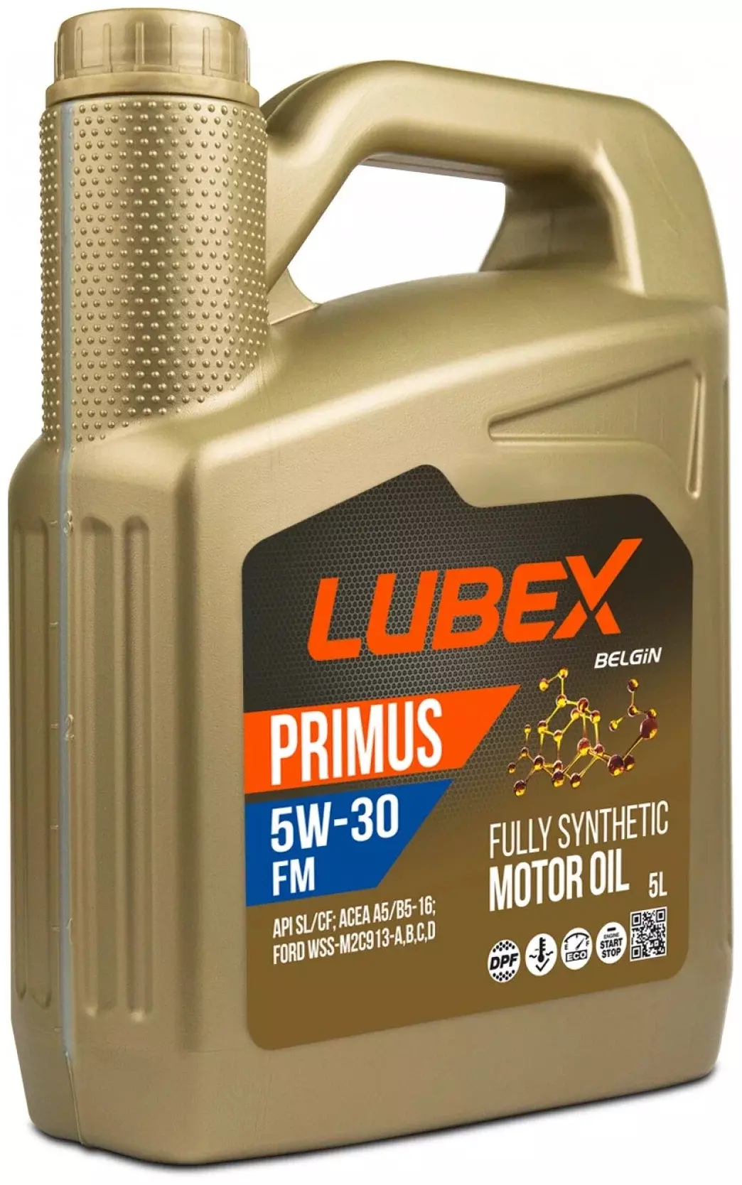 Моторное масло LUBEX PRIMUS FM 5W-30 синтетическое 5л