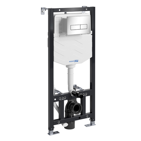 WasserKRAFT Aller 10TLT.010.ME.CH03 Инсталляция для унитаза с клавишей, цвет: хром