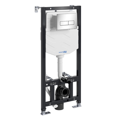 WasserKRAFT Aller 10TLT.010.ME.CH03 Инсталляция для унитаза с клавишей, цвет: хром фото
