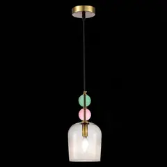 SL2000.223.01 Подвес ST-Luce Золотистый/Розовый E14 1*40W