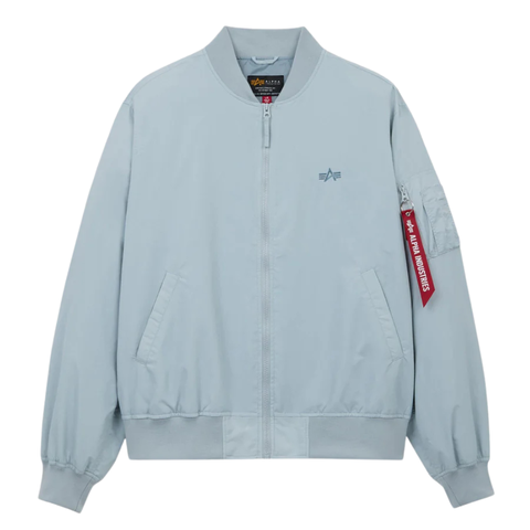 Бомбер Alpha Industries Logo L-2B Hunter Relaxed Mist (Серо-Голубой)
