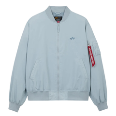 Бомбер Alpha Industries Logo L-2B Hunter Relaxed Mist (Серо-Голубой)