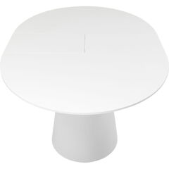 Стол раздвижной Benvenuto White Gloss200(50)x110cm