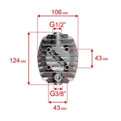 Головка цилиндра QUATTRO ELEMENTI Storm/Aero/Cyclone (770-209-028)