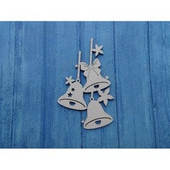 ВЫРУБКА НОВОГОДНЯЯ из дерева и пивного картона 1,2 мм, 1 шт.