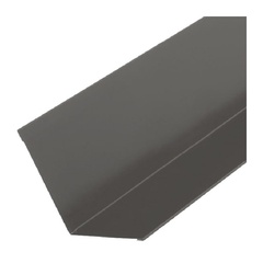 Планка примыкания для гибкой черепицы (RAL 7004) серая (2 м)
