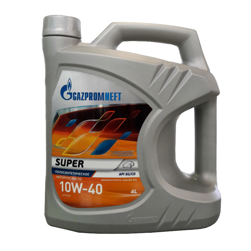 Моторное масло Gazpromneft Super 10W40 полусинтетическое 4л