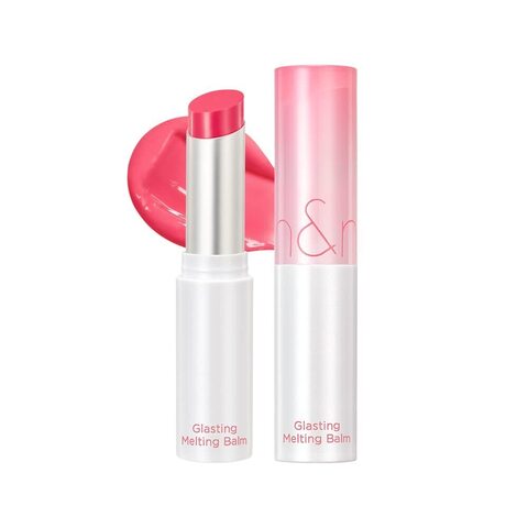 Тающий оттеночный бальзам для губ Rom&Nd Glasting Melting Balm 02 Lovey Pink (светло-розовый)