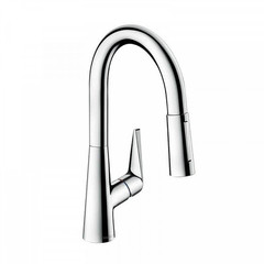 Hansgrohe Talis M51 72815000 Смеситель для кухни с выдвижным изливом и лейкой фото