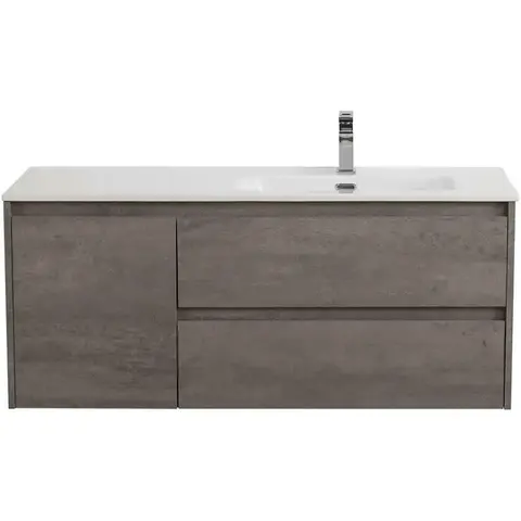 BelBagno Kraft KRAFT-1200-2C-1A-SO-CG-R Тумба под раковину подвесная, 120x46, цвет: серый