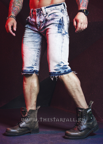 Rock Revival | Шорты джинсовые мужские RAND H403 SHORTS TJ1629H403 левый бок