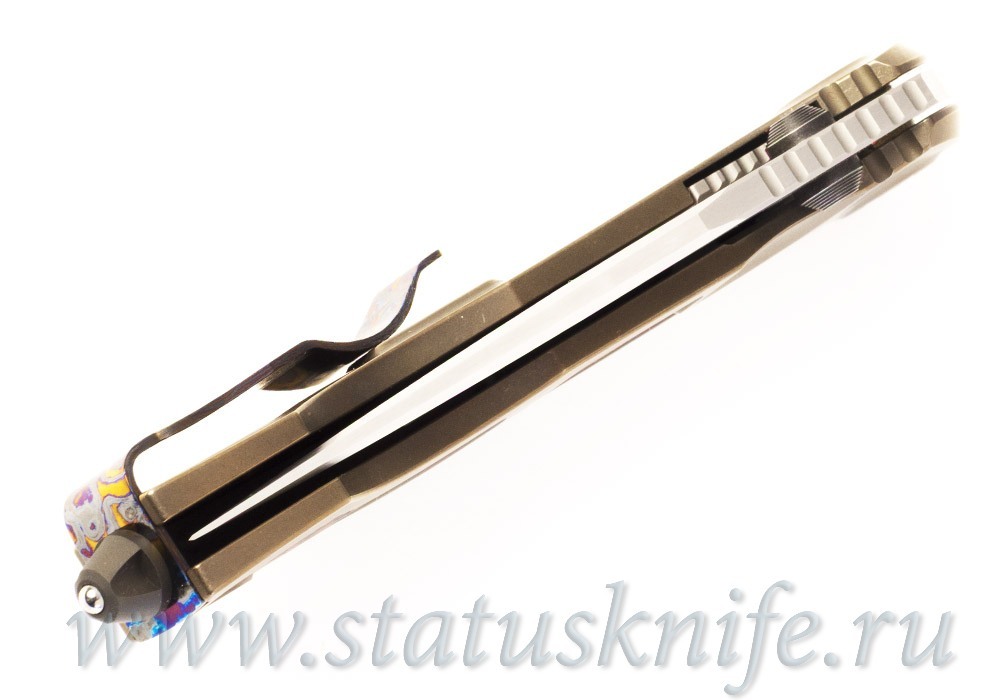 Нож CKF Sokosha One-Off (М390, красный хаотичный карбон)