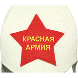 Будёновка Красная Армия (белая, войлок) - 5