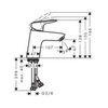 Hansgrohe Logis 71076000 Смеситель для раковины однорычажный