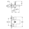 GROHE Eurocube Joy 23666000 Смеситель для ванны