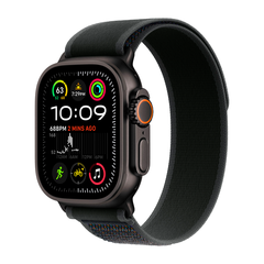 Умные часы Apple Watch Ultra 2 (2024) GPS + Cellular, 49mm, Black Titanium Case with Black Trail Loop S/M, (Черный)