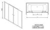 Radaway Vesta DWD 203170-01 Шторка на борт ванны