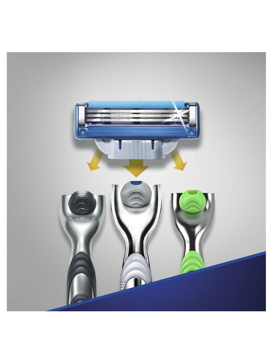 Сменные кассеты для бритья Gillette MACH3 Turbo (8 шт)