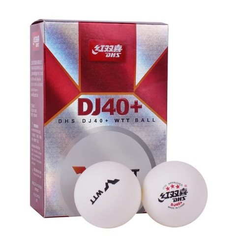 Мячи для настольного тенниса DHS 3* DJ40+ WTT (60шт.)