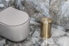 Boheme 10916-MG Ведро для мусора с вращающейся крышкой, цвет: золото матовое