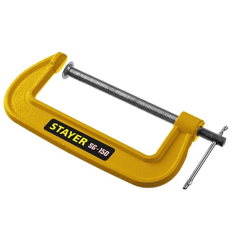 STAYER SG-150, 150 мм, чугунная струбцина G (3215-150)