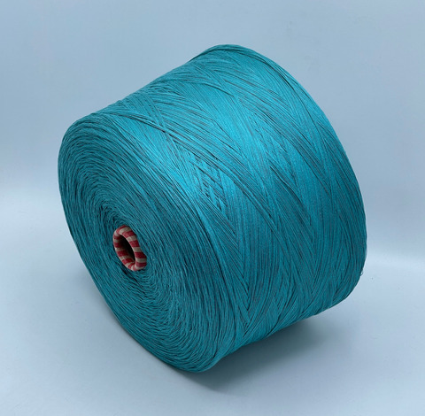 Бобинная пряжа,Cotton combed, 282м(смотка в 6 нитей). 100%Хлопок, Морская волна(771), 41421