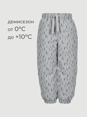 Брюки демисезонные на флисе Mjölk Дождик