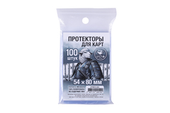Протекторы Crowd Games для карт 54 х 80 мм (60 мк, 100 шт.)