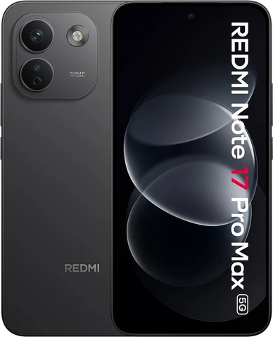 Смартфон Xiaomi Redmi Note 17 Pro Max 5G 8/256 ГБ Черный | Black