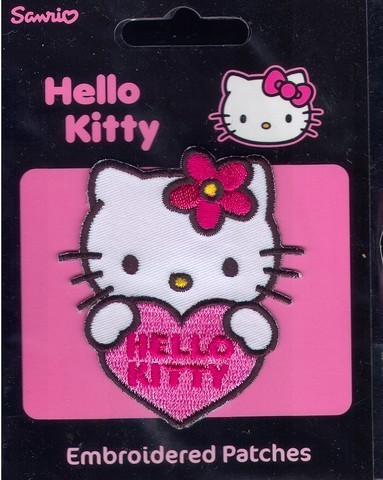 Аппликация Kitty с сердечком 14255