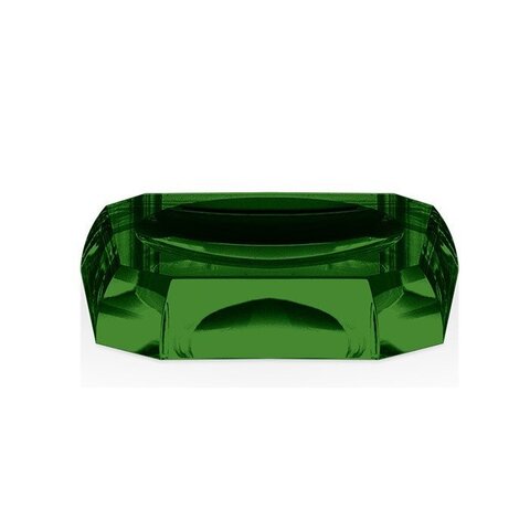 Decor Walther Kristall 0931696 Мыльница, цвет: зелёный